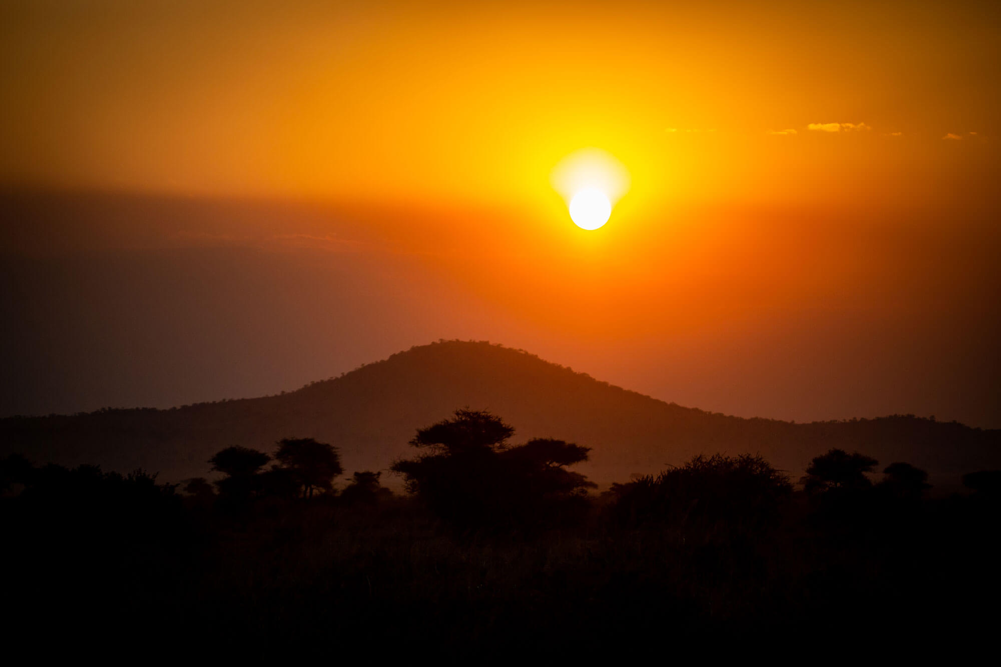 sunset at Kenya