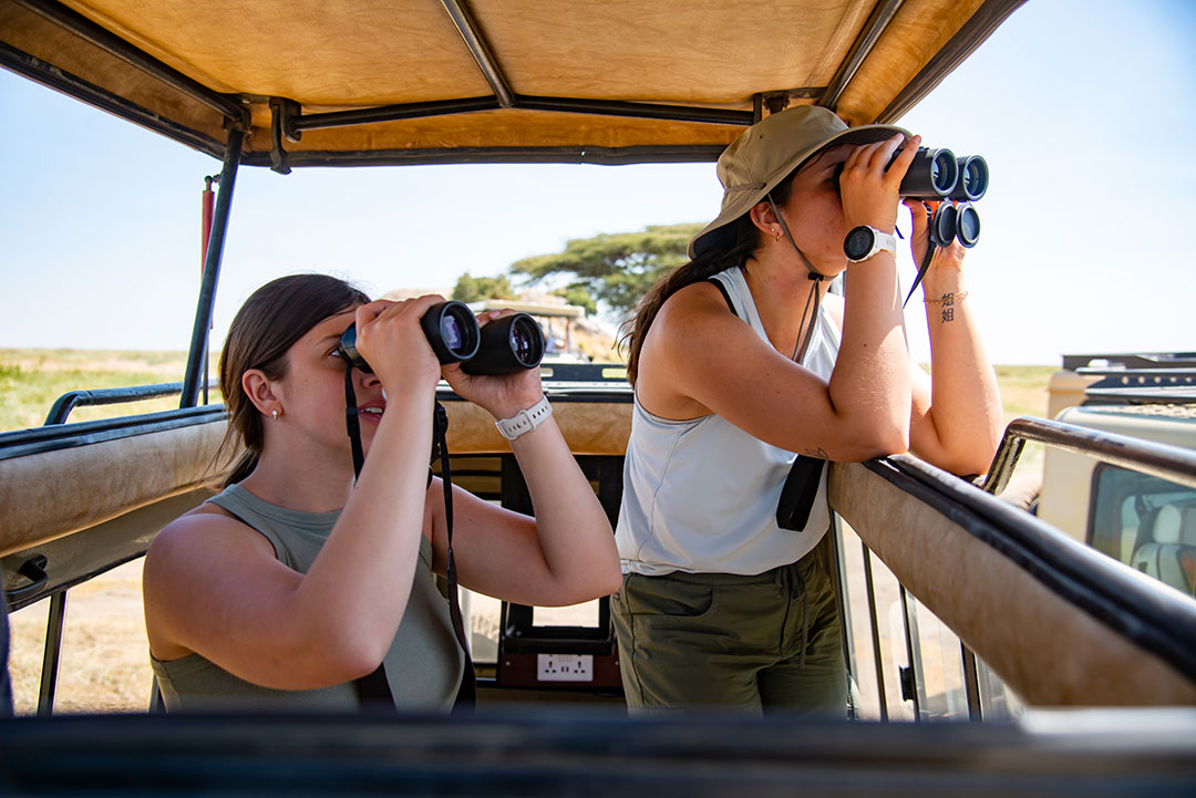 People enjoying tourism